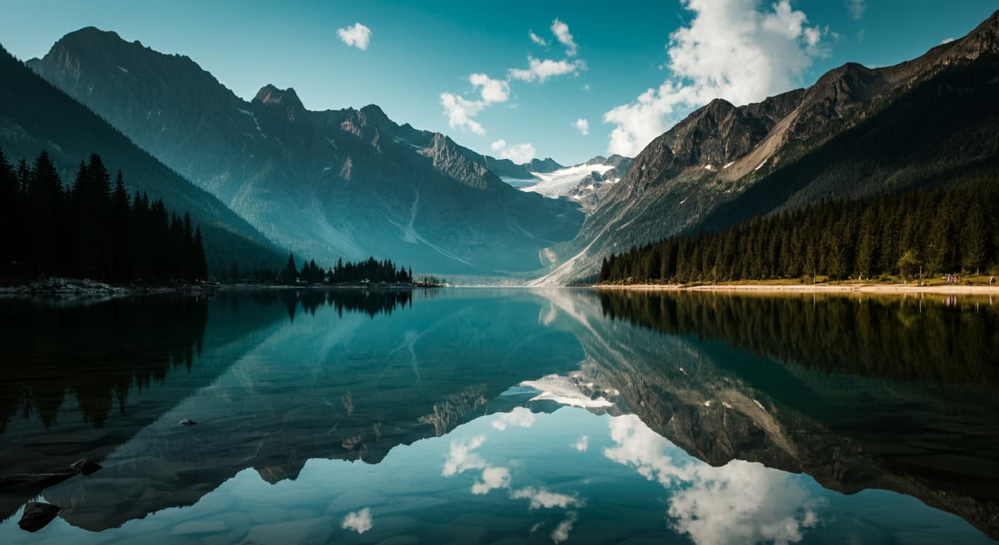 Lake reflection